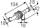 121476 Обратный клапан 3X18K Webasto 121.476