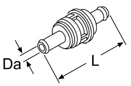 12781A Обратный клапан Da=15 L=104 мм Webasto 127.81A