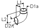 128503 Колено 90^ d=79/80,5 мм Webasto 128.503