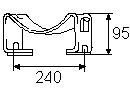 226432 Опора топливного бака Webasto 226.432