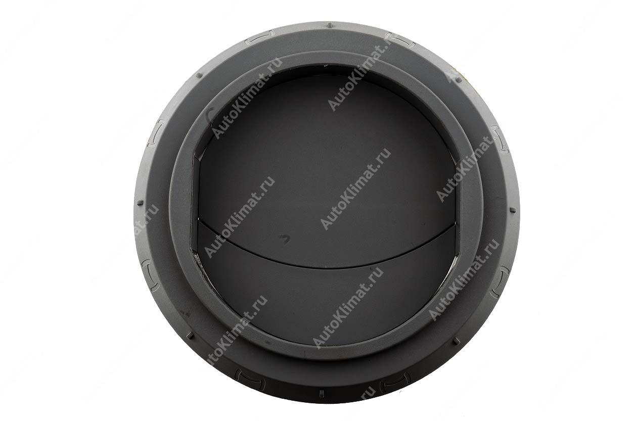 Дефлектор поворотный d=90 мм черный пластик (закрывающийся) 9012291C